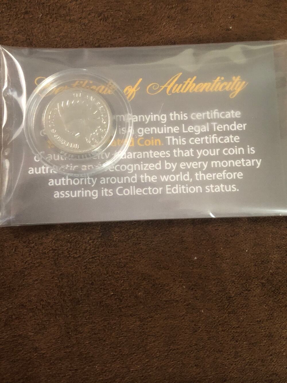 1902 rhodium plated Indian head penny coin